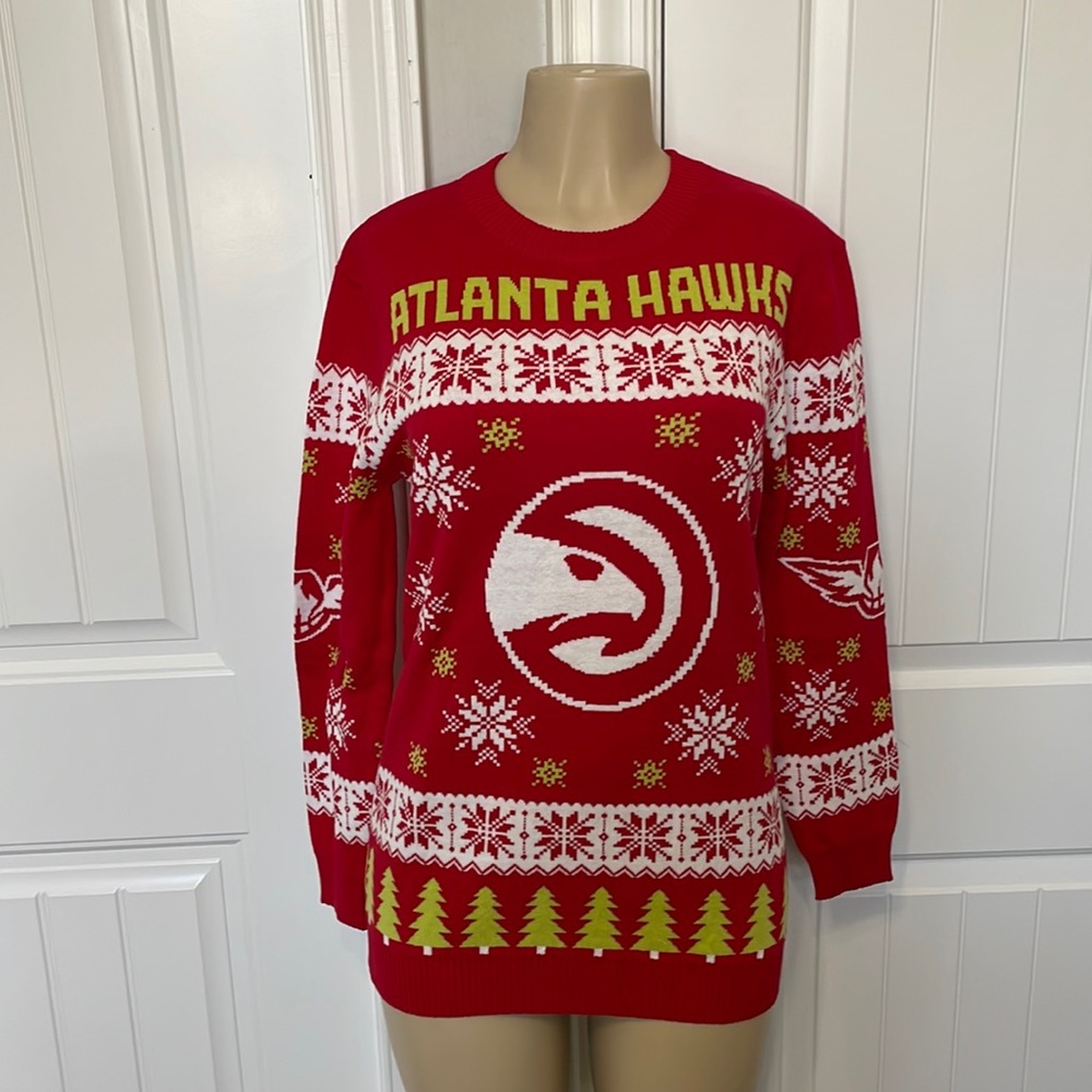 NWT! Atlanta Hawks Holiday Sweater.